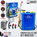 Jet Master By Tasco Alat Semprot Hama Disinfektan 16 Liter Knapsack Sprayer 2 IN 1 Manual Elektrik 16L ES-16M