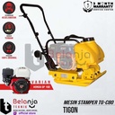 Tigon Mesin Stamper Kodok TG-C80 T Plate Compactor Pemadat Tanah + Engine Honda GP 160