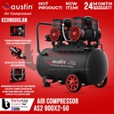 Mesin Kompresor Udara Tanpa Oli Austin AS2 900X2-50 Air Compressor Oilless 50 L