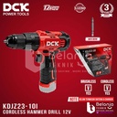 Mesin Bor Tembok Baterai DCK KDJZ23 - 10I Z BOX Cordless Impact Drill KDJZ 23-10IZ Unit Only