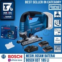 Bosch Mesin Jigsaw Cordless 4" GST 185 LI Charger + Baterai X2 18V SET