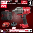 Milwaukee Impact Wrench Baterai 3/4 In M18 ONEFHIWF34-0X Set 18 V 8 Ah