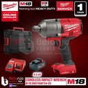 Milwaukee Impact Wrench Baterai 3/4 In M18 ONEFHIWF34-0X Set 18 V 8 Ah