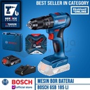 Bosch Bor Tembok Baterai Cordless GSB 185 LI 18V + Mata X-line 34 Pcs