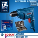 Bosch Bor Besi GBM 400 10MM 400 Watt + Mata Obeng 43 Pcs