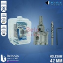 Benz Mata Bor Holesaw TCT 42 MM Mata Bor Plong Metal Besi Hole Saw