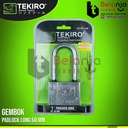 Tekiro Kunci Gembok Pagar Kota Anti Karat Leher Panjang 60mm Padlock
