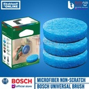Bosch Microfiber Non-Scratch Pad 3 PCS Aksesoris Sikat Universal Brush