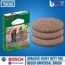 Bosch Abrasive Heavy Duty Pad 3 PCS Aksesoris Sikat Universal Brush