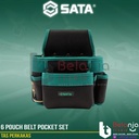 Sata Tas Perkakas 95212 6 Pouch Belt Pocket Set Tas Pinggang Tool Kit