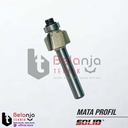 Solid Router Bit Mata Profil Mata Router Cove Bit 305-011 1/4 X 1/8R