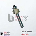 Solid Router Bit Mata Profil Mata Router Cove Bit 305-011 1/4 X 1/8R