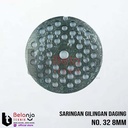Saringan Gilingan Daging No. 32 8mm Saringan 8mm Meat Grinder No. 32