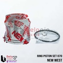 New West Piston Ring Set 070 Ring Seher 070 Sparepart Mesin Chainsaw