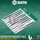Sata Kikir Perkakas Set 10 PCS 03802 Assorted Needle File Set 4x160mm
