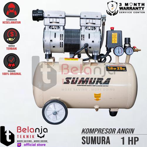 Sumura 1 HP Oilless AIR COMPRESSOR 25 Liter KOMPRESOR ANGIN OFS 750 25