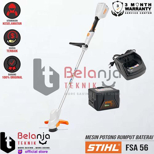 STIHL Mesin Potong Rumput Baterai FSA 56 Brush Cutter Cordless 36V FSA