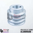 Pully Aluminium B 3 Jalur 3.5 Inch As 42 Mm Pulley Puli B3 3.5" 42mm