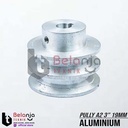 Pully Aluminium A 2 Jalur 3 Inch As 19 Mm Pulley Puli A2 3" As 19mm