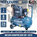 Izumi NLG Mesin Kompressor Angin Portable 1 HP 25 Liter Air Compressor 1HP 25L