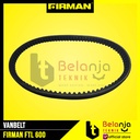 Firman Vanbelt FTL600 Cultivator Mesin Bajak V-belt Fanbelt FTL 600