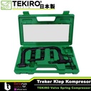 TEKIRO Set Heavy Duty Valve Spring Compressor Treker Klep Kompresor