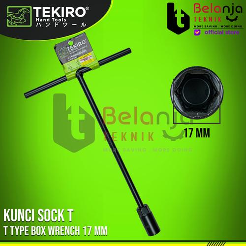 Tekiro Kunci Sock T 17 MM - Kunci T Tekiro 17mm Hitam