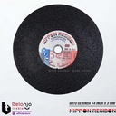Batu Gurinda 14 Inch x 3 mm Nippon Resibon Gurinda Potong Besi 14"