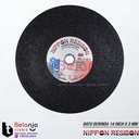 Batu Gurinda 14 Inch x 3 mm Nippon Resibon Gurinda Potong Besi 14"