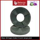 Batu Gilingan Cabe - Bumbu 6 Inchi Tanpa Plat