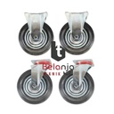 Roda 4 Inchi Hidup dan Mati Set