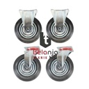 Roda 4 Inchi Hidup dan Mati Set