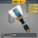 Deli Putty Knife 4" Kape Stainless Gagang Karet 4 Inch Kape Plat Scraper Karet EDL-HD4