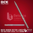 DCK Mata Bobok Lancip SDS Max 18 x 400mm Point Chisel Lancip 18X400 MM
