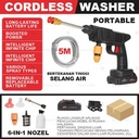 Max Jet Cleaner Mesin Cuci Mobil Motor Ac Mobil Screen Sablon Berkualitas Pompa Mesin Staem Power Spayer Alat Portable Nirkabel Tekanan Tinggi Semprotan Kencang Mini Termurahm 288V 388V 588V 688V 699V 788V 450W