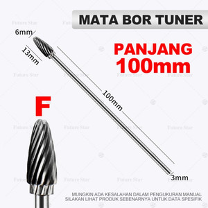 Mata Bor Tuner Cunner Panjang 100mm 10cm Porting Isi Lengkap Mini Grinder Set Long Cuner Porter Tungsten Carbide 10pcs Untuk Melubangi Bubut Besi Kuningan Kayu Plastik Cone Spiral 1/8 Inch Shank 3*6mm Mata Gerinda Mesin Cuner 2 Arah