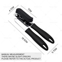 Alat Pembuka Kaleng  3 In 1 / Can Opener Manual / Botol Bukaan Kaleng  Multifungsi / Premium,Stainless Steel,Pisau,Cut For Beer Tin Bottle, Handheld Heavy Duty