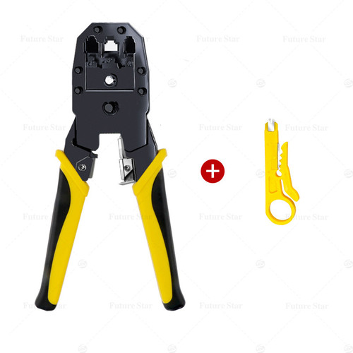 Tang Potong Kupas Kabel Wire Stripper 3in1 0.2-6.0㎡ 8" Inch Self-Adjusting Heavy Duty Adjustable Automatic 10-24 AWG Standard Wire Cutter For Electrical Cable Cutting Stripping Crimping Tool Metal Alat Perkakas Multifungsi