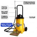 POMPA GEMUK ANGIN 12 LITER AIR GREASE LUBRICATOR ORIGINAL TERBAIK