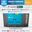 Genset 60 KVA Emerald Ultra Silent - Genset Weifang Diesel Solar