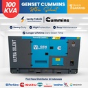 Genset 100 KVA Cummins Ultra Silent - Genset Cummins Diesel Solar
