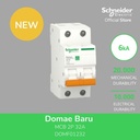 Schneider Electric Domae MCB 2P C 32A 6000A - DOMF01232