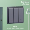Schneider Electric PIENO Saklar 3 Gang 2 Arah - E8233L2F_LS_G3