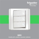 Schneider Electric Neo Saklar Lampu 3 Gang 2 Arah - E3033H2_EWWW_G3