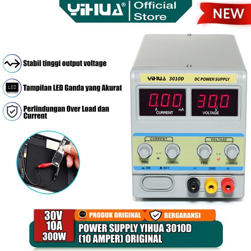Yihua 3010D DC Stabilized Power Supply 30V 10A Penghancur Short ORI