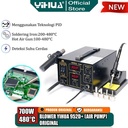 Yihua 952D+ Blower Uap Hot Air Pump 2 IN 1 Solder Station Digital ORI
