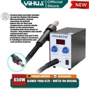Yihua 857D+ Blower Solder Uap Digital SMD HotT Air Rework Vortex Fan