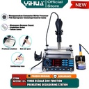 Yihua 853AAA Blower Uap Hot Air Gun Solder Station 3 IN1 Preheater ORI