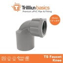 Fitting Pipa uPVC Trilliunbasics TS Faucet Knee - 1/2" x 3/4" Inch