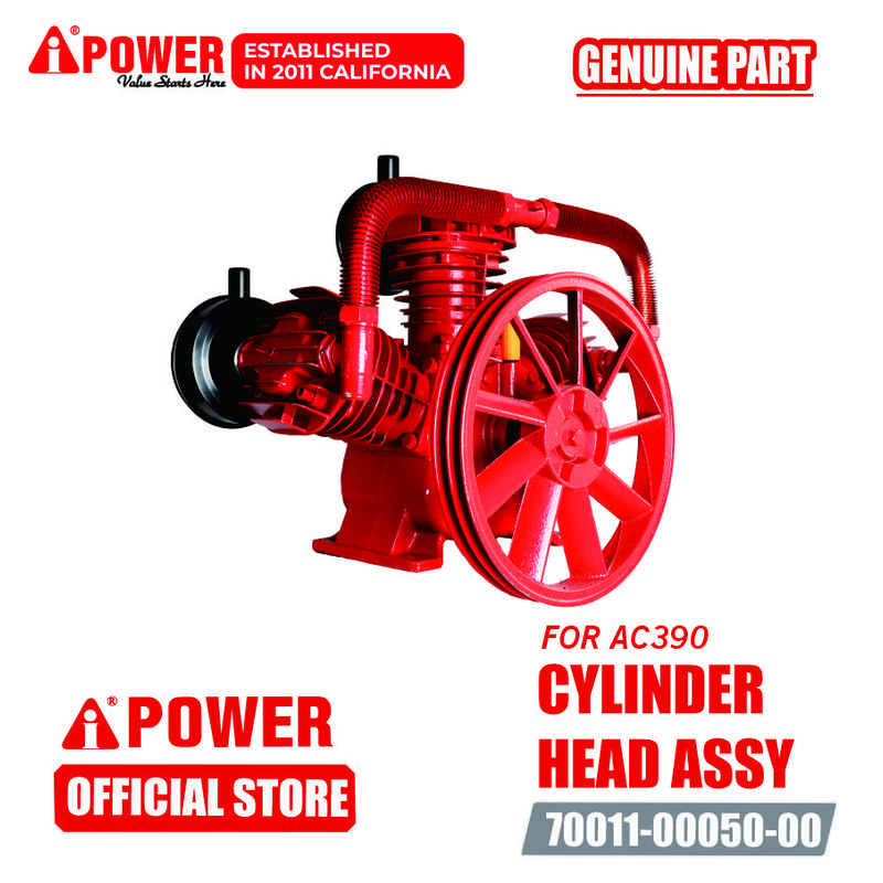 CYLINDER HEAD ASSY UNTUK AIR COMPRESSOR AC390